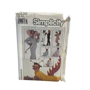 Simplicity Sewing Pattern 8830 Costumes Child Adult One Size